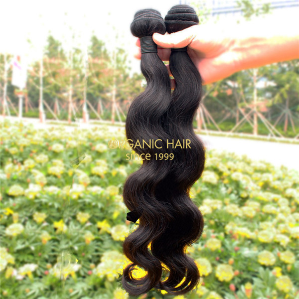 Curly virgin brazilian human hair extensions